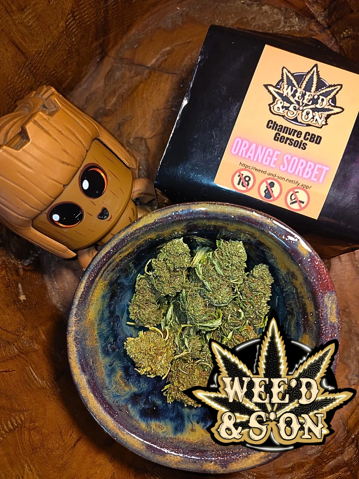 Fleurs de CBD Orange Sorbet